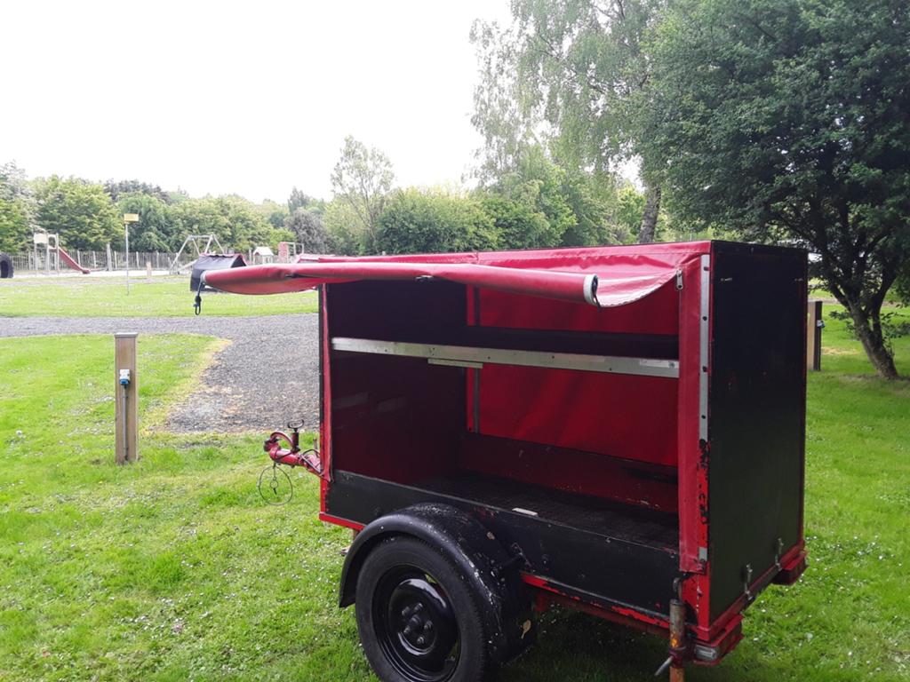 Bermkeuken, Caravans en Kamperen, Kampeeraccessoires, Ophalen, Gebruikt