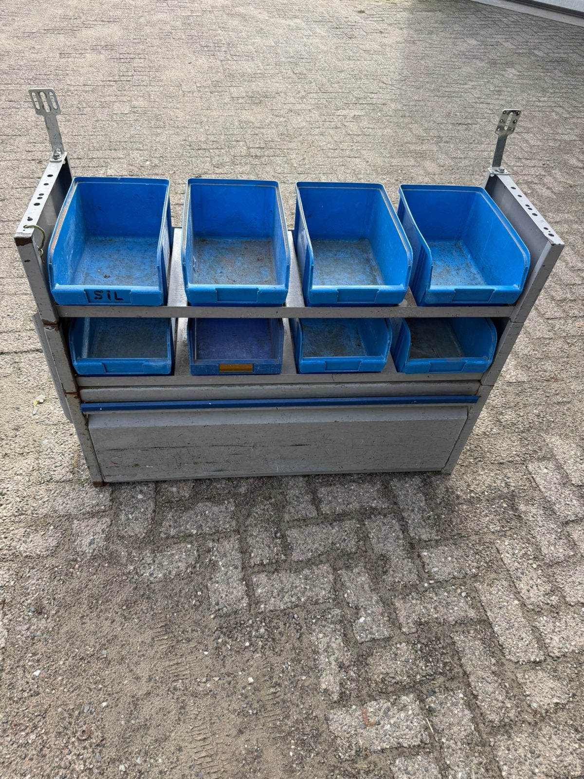 Sortimo bedrijfswageninrichting, Ophalen, Gebruikt