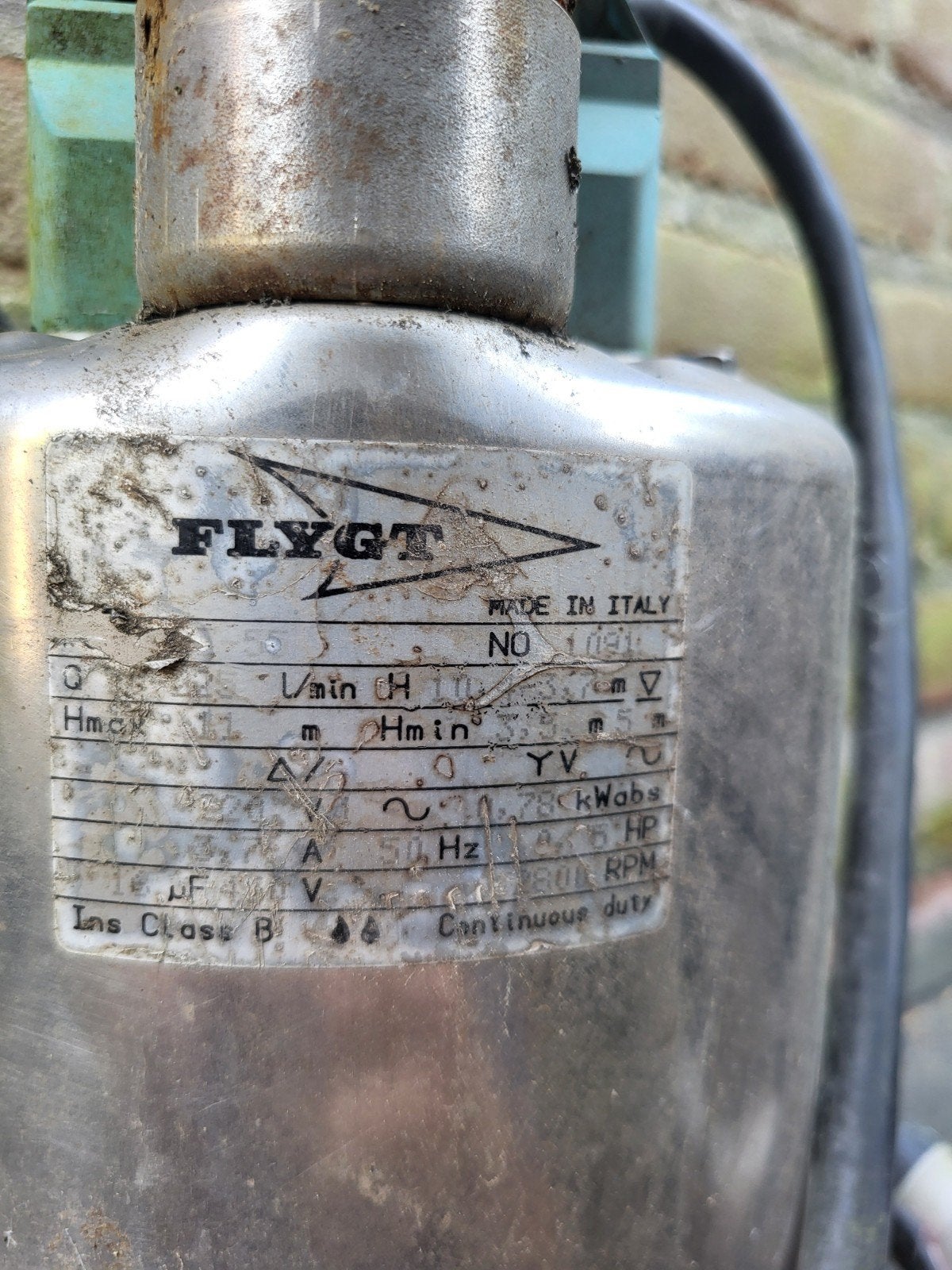 Flygt Dompelpomp - Krachtige Waterpomp, Ophalen, Gebruikt, Dompelpomp