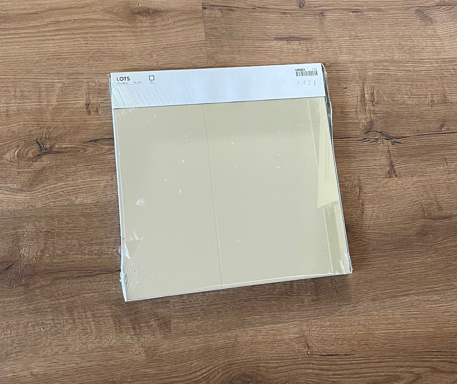 Ikea Lots, spiegel, pak van 4 stuks,nieuw in verpakking, Minder dan 50 cm, Vierkant, Nieuw, Ophalen of Verzenden