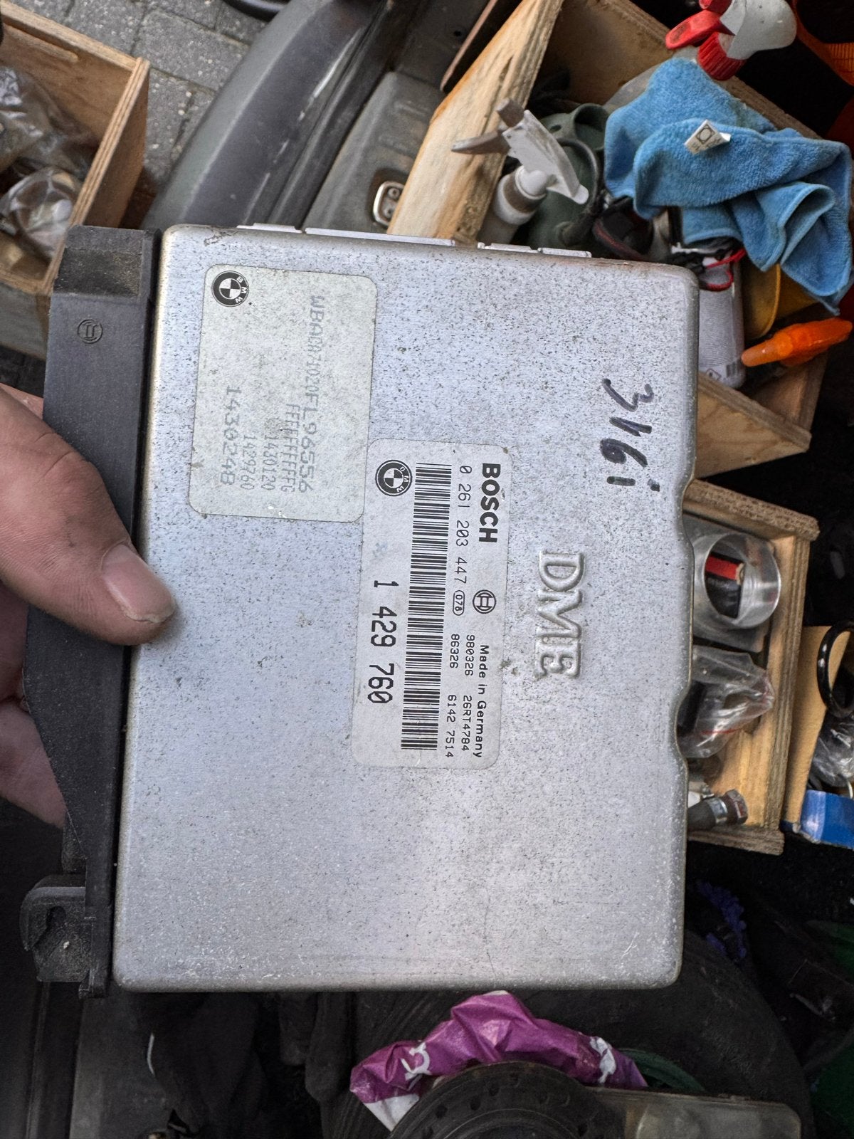 DME BMW E36 316i Motor ECU Bosch 0 261 203 447, Auto-onderdelen, Ophalen of Verzenden