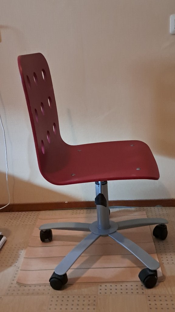 Bureaustoel, Ophalen, Gebruikt, Rood, Bureaustoel