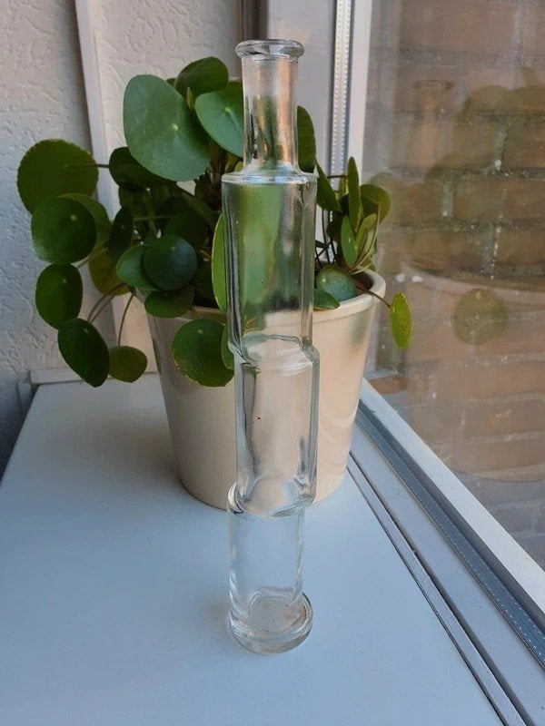 Vintage Glazen Fles KELFA 0,2L Deposit Design Vaas, Ophalen of Verzenden