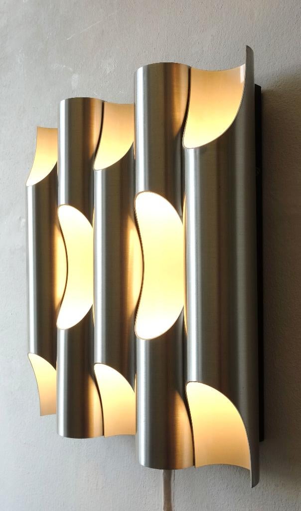 Vintage Fuga wandlamp Raak Amsterdam Maija Liisa Komulainen, Ophalen of Verzenden, Gebruikt, Vintage design retro Mid-Century Space Age Pop Art