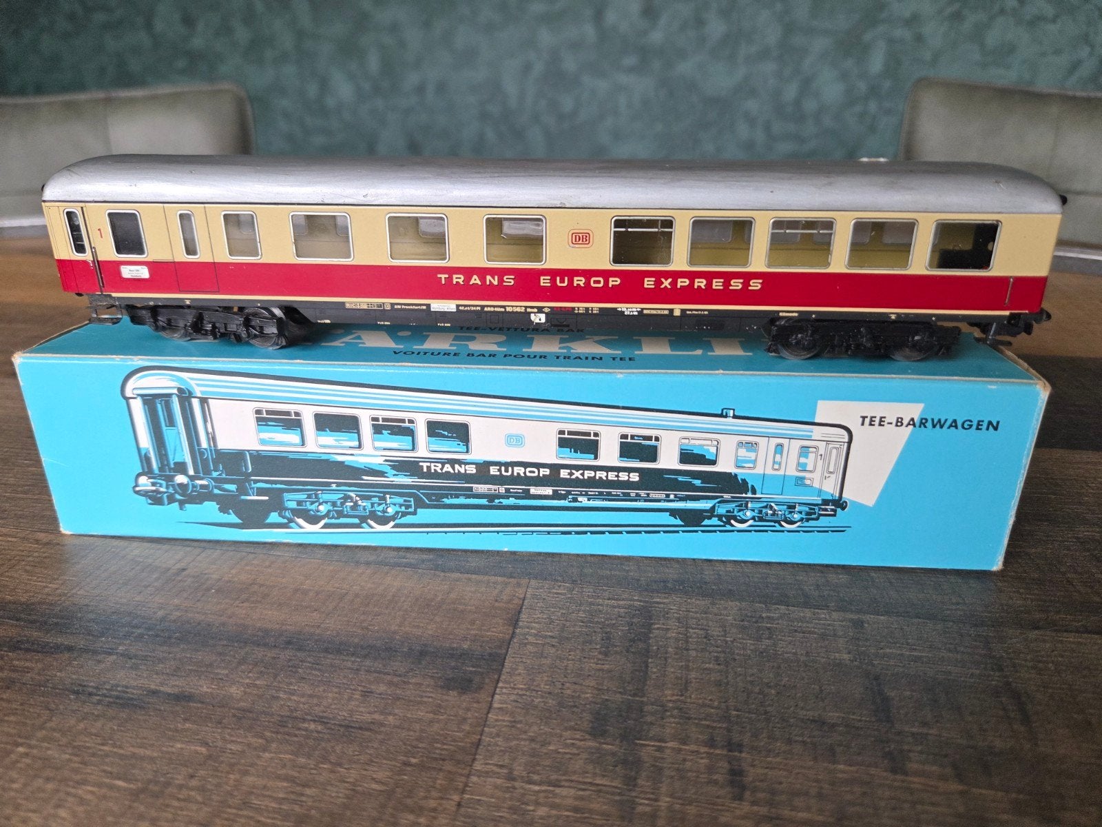 Märklin 4058 TEE-Barwagen Trans Europ Express, Wisselstroom, Gebruikt, Wagon, Ophalen of Verzenden