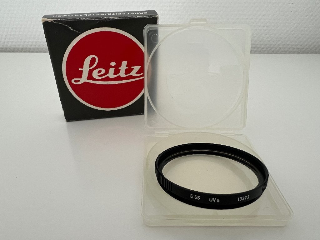(Leica) Leitz 13373 UVa, E55 Filter Black, Overige merken, Gebruikt, UV-filter, Ophalen of Verzenden