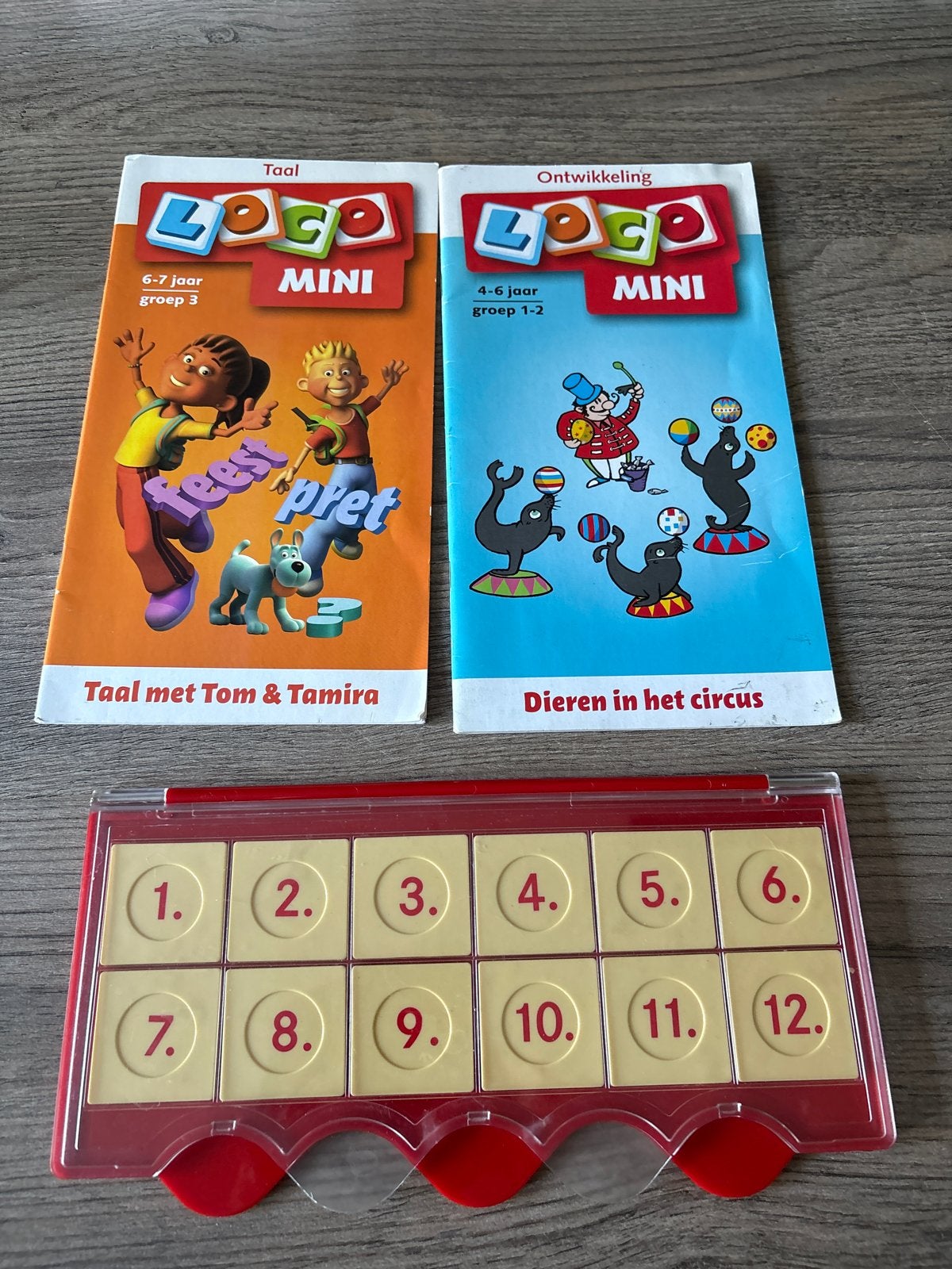 Loco Mini: Taal met Tom & Tamira en Dieren in het circus, Ophalen of Verzenden, Gebruikt, Taal en Lezen