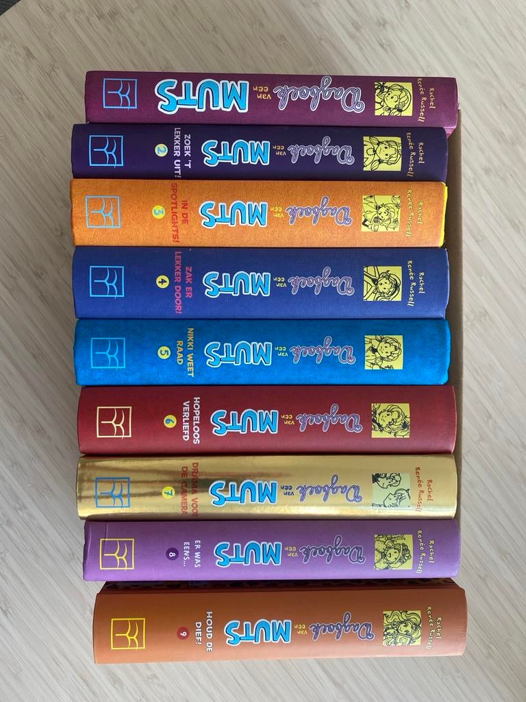 Dagboek van een muts - Deel 1 t/m 9 - Hardcover - Topconditi, Ophalen of Verzenden, Zo goed als nieuw