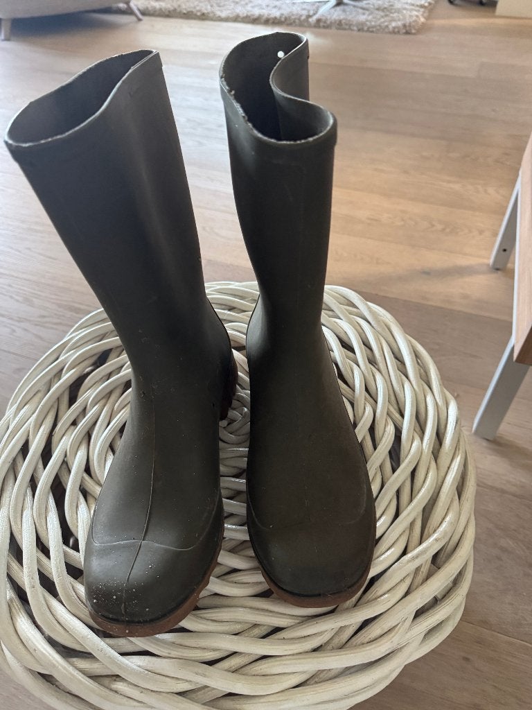 Rubber laarzen, Ophalen, Gebruikt, Laarzen