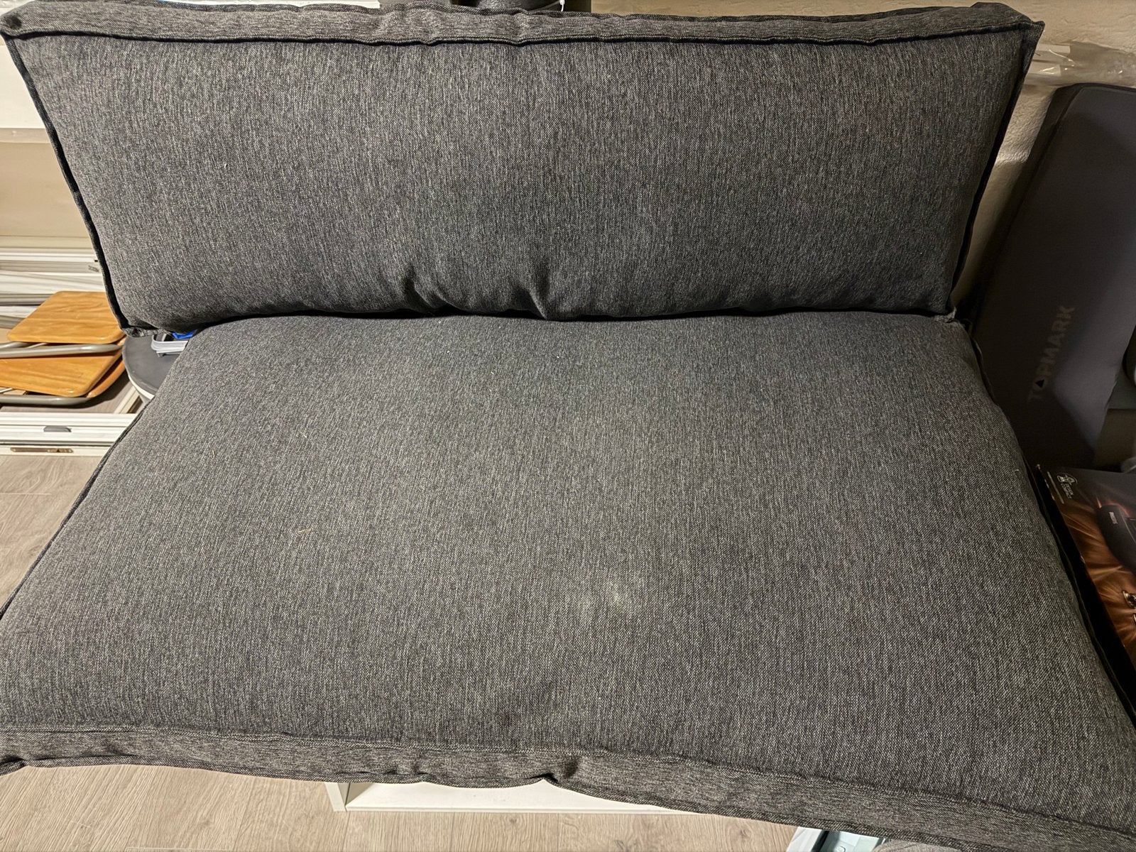 palletkussen set, Ophalen, Gebruikt, Grijs