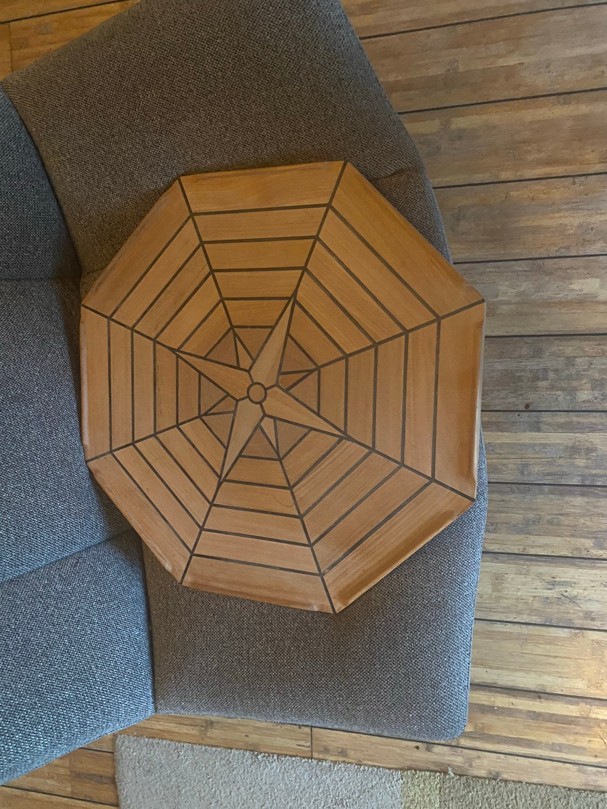 Nieuw Teak Houten Tafelblad Boot met Opstaande Rand, Watersport en Boten, Accessoires en Onderhoud, Verzenden, Nieuw, Interieur en Kussens