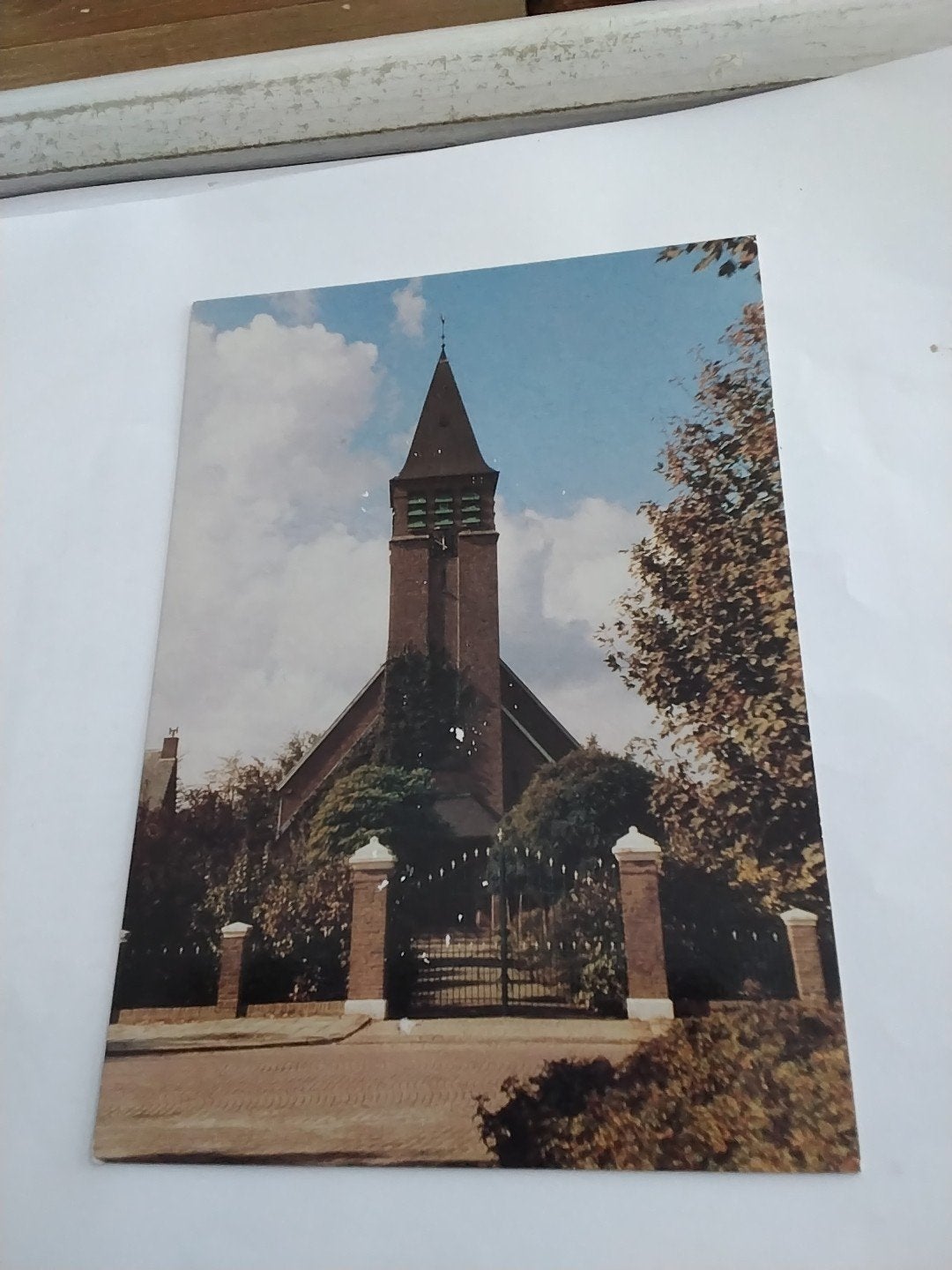 Oude ansichtkaart Nieuwdorp Ned. Herv. Kerk, Verzamelen, Ansichtkaarten | Nederland, Ophalen of Verzenden