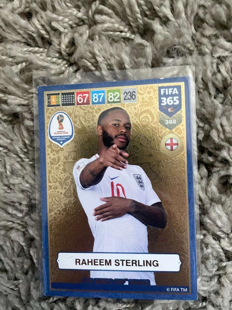 Adrenalyn 2019 Raheem Sterling, Ophalen of Verzenden, Zo goed als nieuw, Plaatje