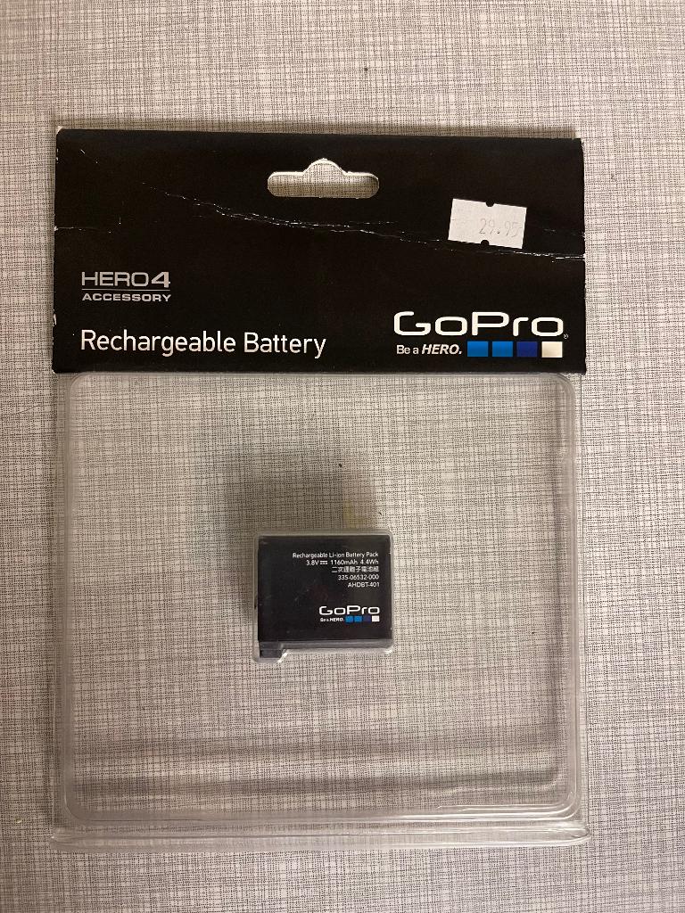 GoPro rechargeable battery hero4, Verzenden, Nieuw, GoPro