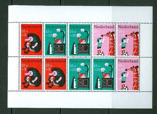 Blok kinderzegels 1967 {0028}, Ophalen of Verzenden, Postfris