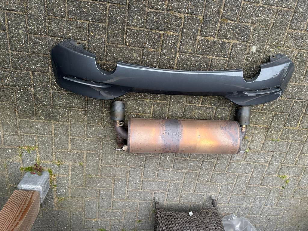 BMW 1 Serie F20 LCI Einddemper met Diffuser 135/140 look, Ophalen, Gebruikt, BMW