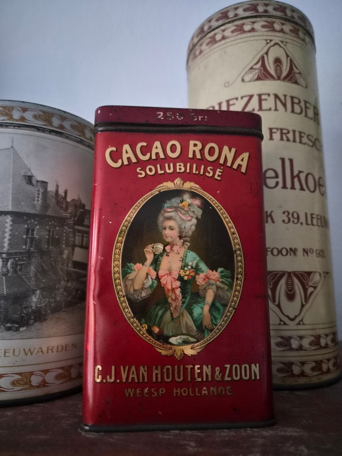 C.J. Van Houten Weesp cacoa Rona 250 gram, Ophalen of Verzenden, Overige