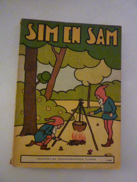 J. Donkers - Sim en Sam 1950, Boeken, Verzenden, Gelezen