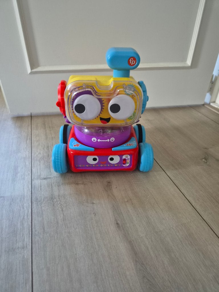 Fisher-Price 4-in-1 Ultieme Leerrobot, Ophalen, Zo goed als nieuw, Speelset, Met licht