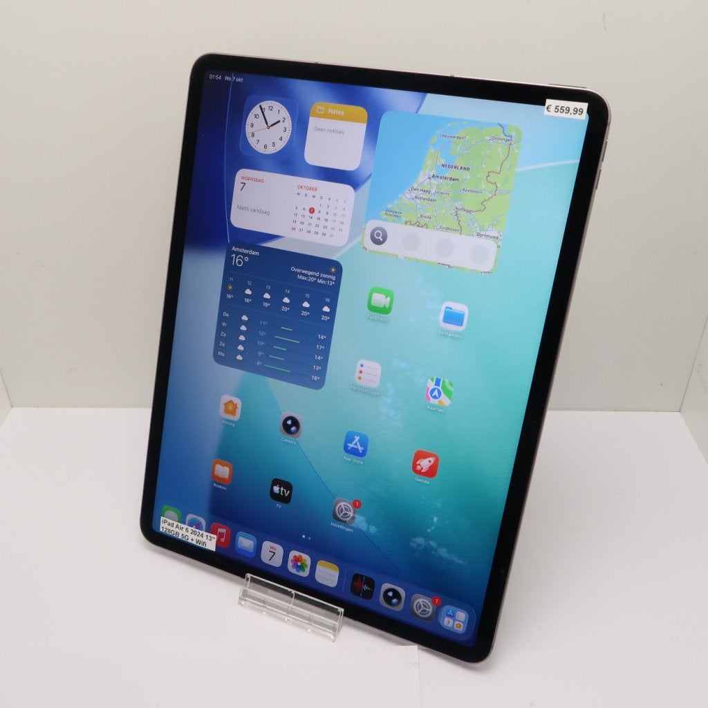 Foto 2 van iPad Air 6 2024 M2 13-inch 5G + Wifi | in Redelijke Staat
