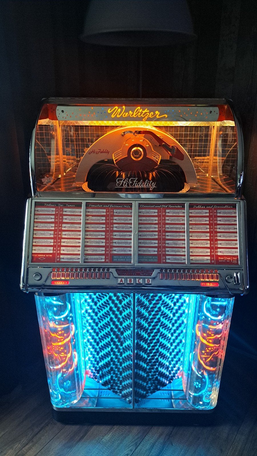 Wurlitzer Jukebox 1700, Ophalen, Gebruikt, 1950 tot 1960, Wurlitzer