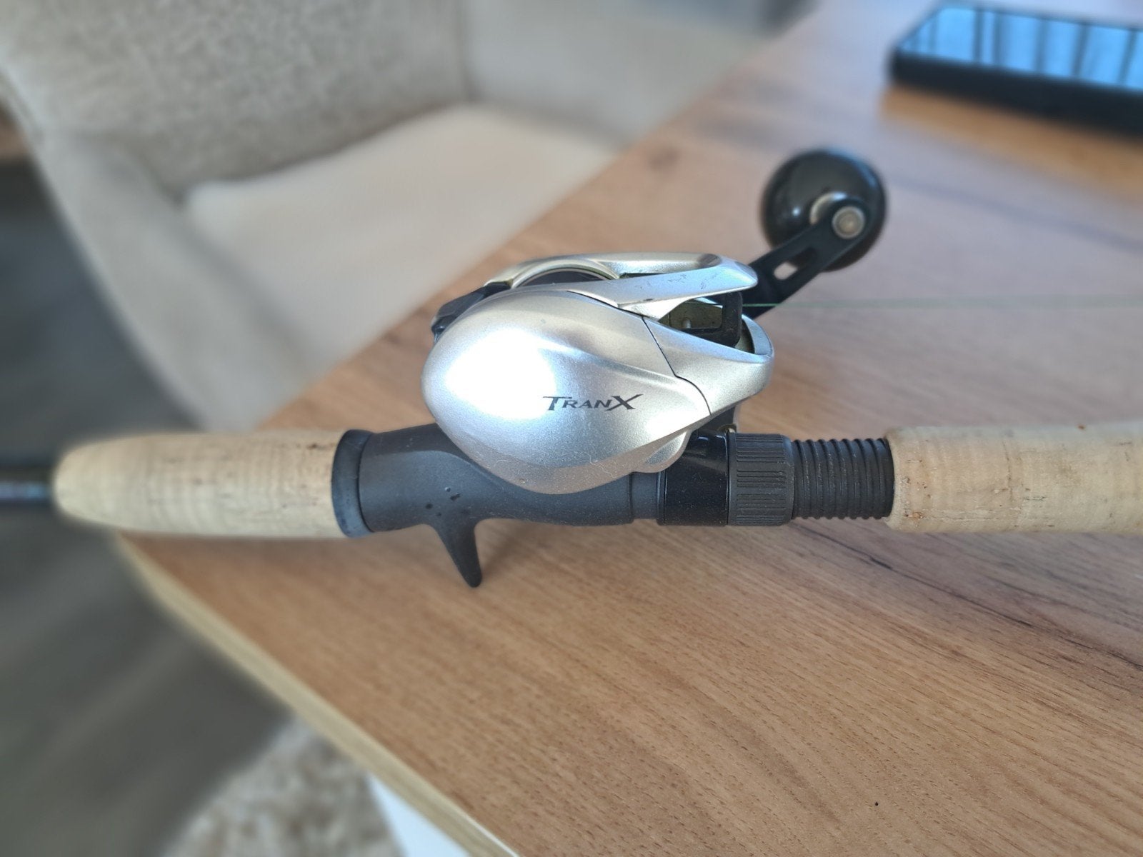 st.croix mojo sleepstok en tranx reel, Watersport en Boten, Hengelsport | Roofvissen, Ophalen, Zo goed als nieuw, Molen