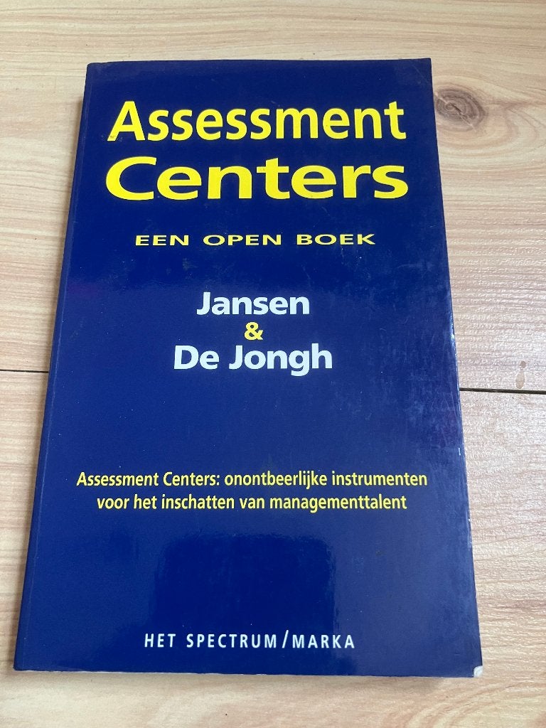 Boek Assessment center, Boeken, Ophalen of Verzenden, Beta, Zo goed als nieuw, HBO