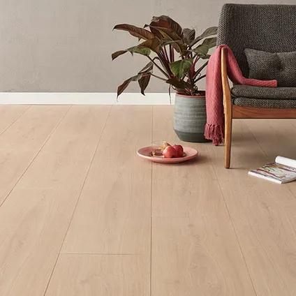 1 Pak - DecoMode King Size Laminaat Sevilla Naturel Eiken, Huis en Inrichting, Ophalen, Bruin, Nieuw, Minder dan 10 m²