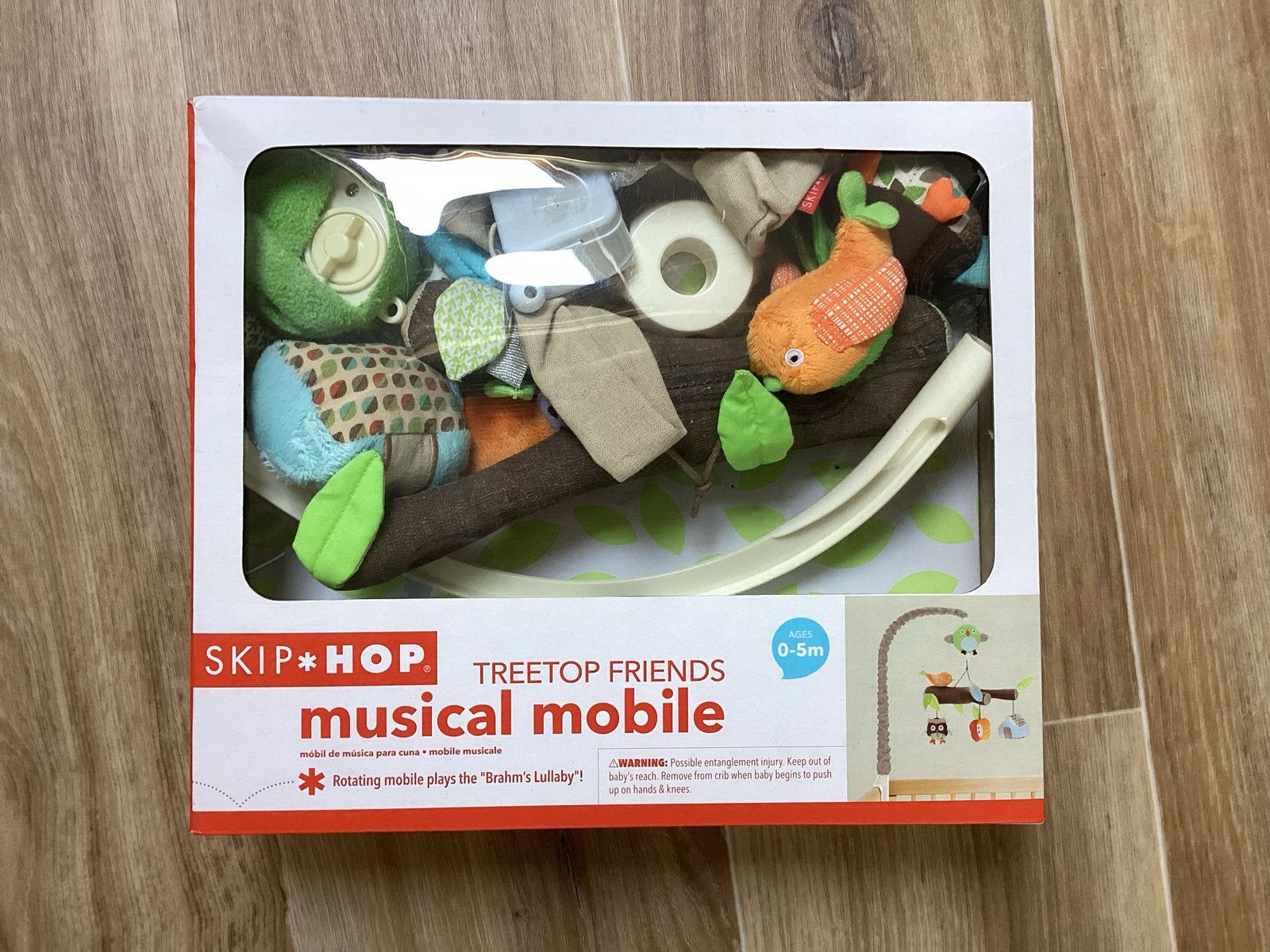 Skip Hop Treetop Friends Muziek Mobiel voor Baby Box, Kinderen en Baby's, Speelgoed | Babyspeelgoed, Ophalen of Verzenden, Zo goed als nieuw