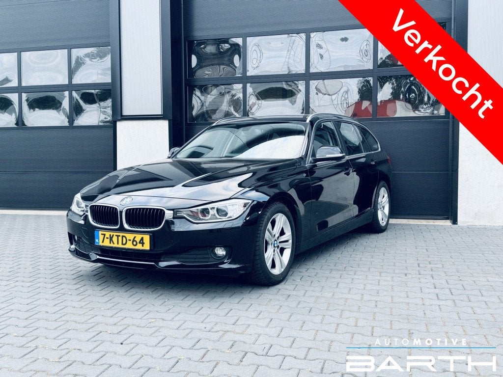 BMW 3 Serie Touring 320d EDE High Ex | NIEUWE MOTOR | M pakk, Auto's, Automaat, Zwart, 4 cilinders, Diesel