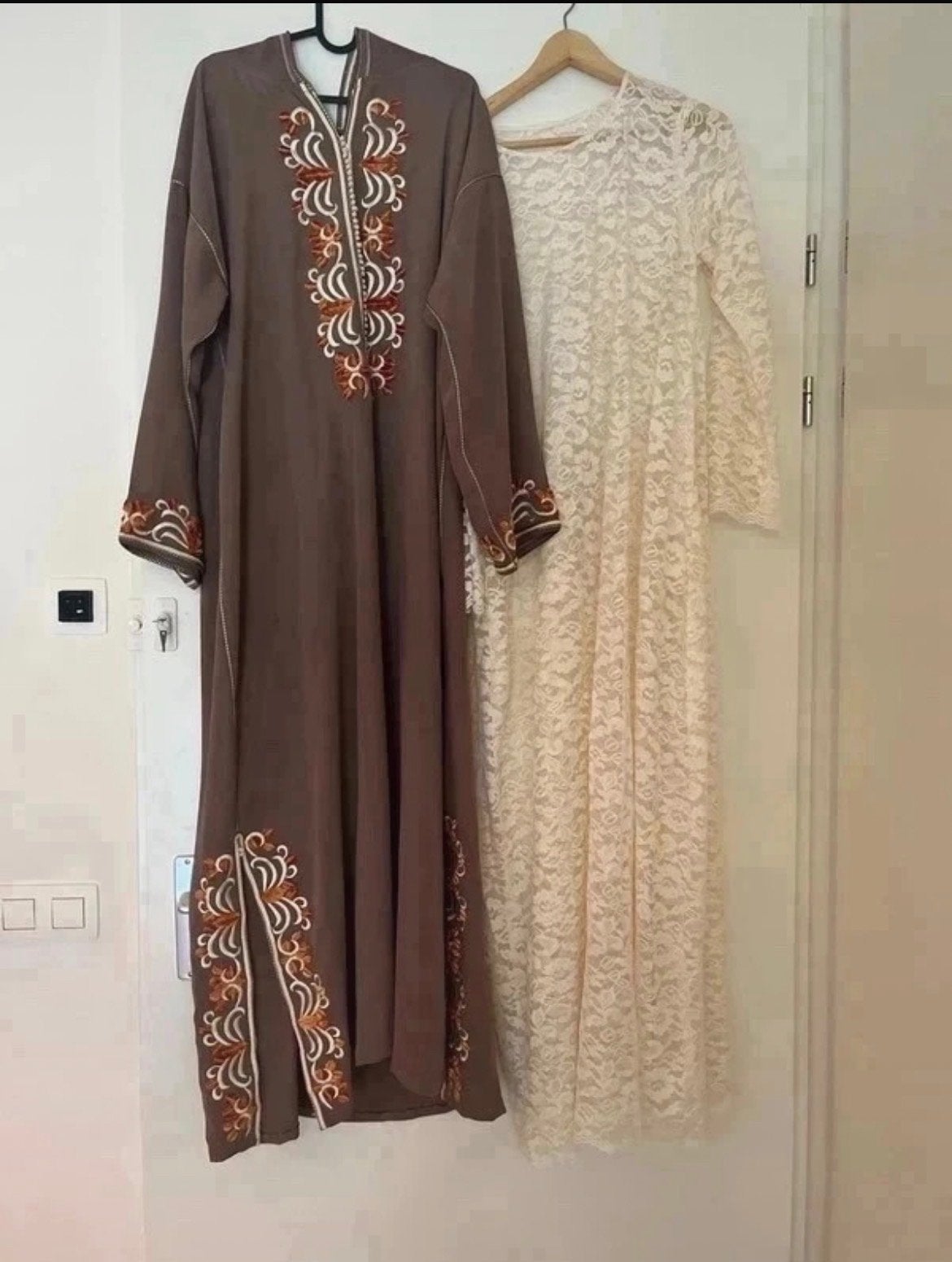 Handgemaakte jellaba voor dames (165-175 cm), Kleding | Dames, Maat 38/40 (M), Bruin, Nieuw, Ophalen of Verzenden