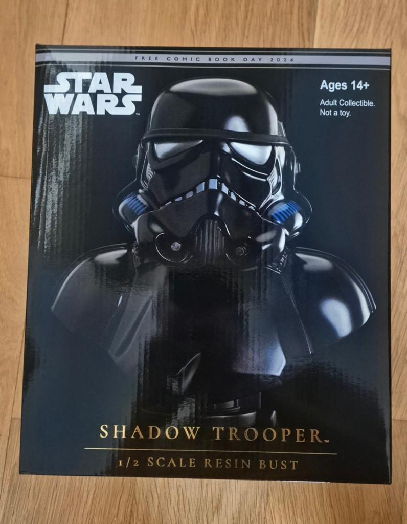 Star Wars Shadow Trooper 1/2 Scale Resin Buste, Ophalen of Verzenden, Nieuw, Beeldje of Buste