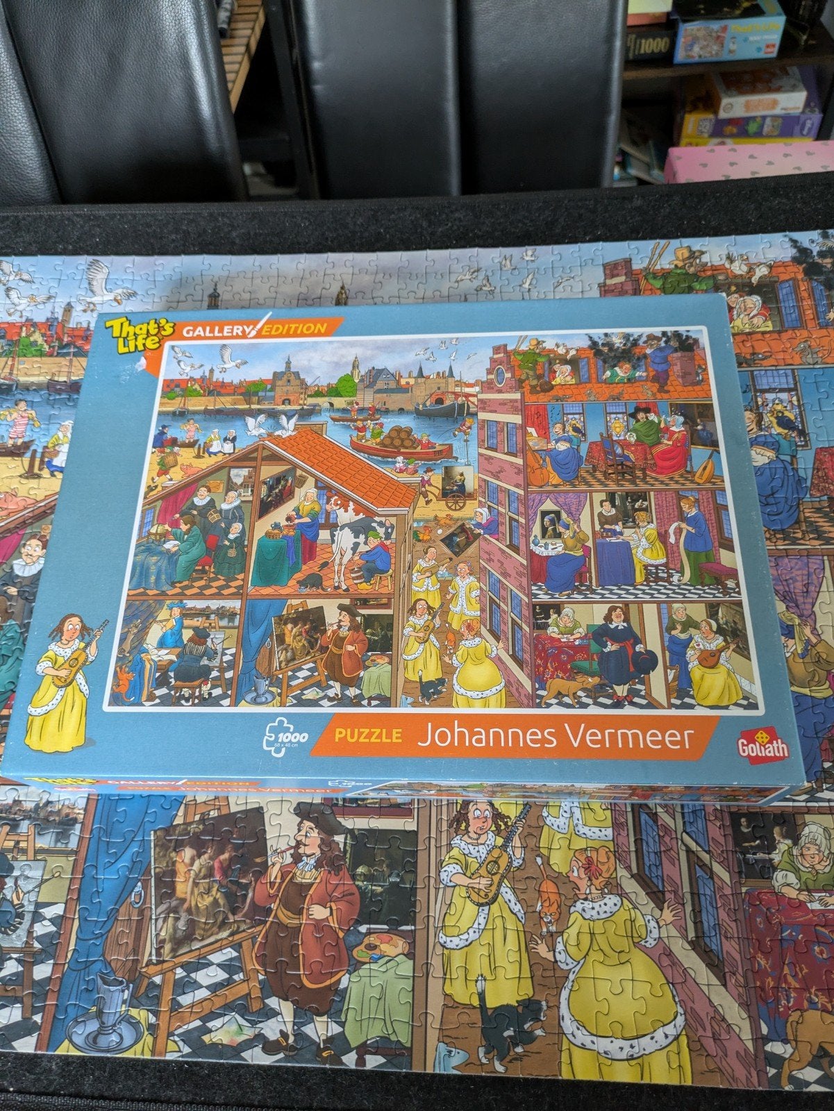 That's Life Gallery Edition Johannes Vermeer, Ophalen of Verzenden, 500 t/m 1500 stukjes, Zo goed als nieuw, Legpuzzel
