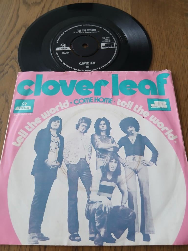 VINYL SINGLE   NEDERPOP  CLOVER LEAF 1971, Ophalen of Verzenden, Zo goed als nieuw, Overige formaten