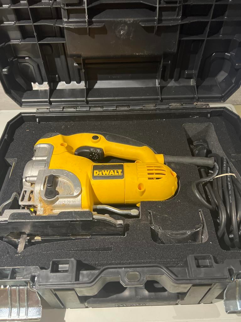 DeWalt Decoupeerzaag DWS331KT in TSTAK koffer, N, N, Ophalen of Verzenden, Zo goed als nieuw