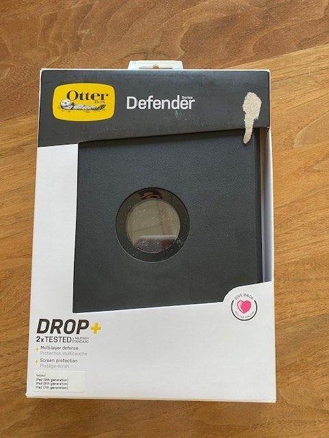 Otterbox voor ipad 7th 8th 9th gen black, Ophalen, Nieuw, 10 inch, Bescherming voor- en achterkant