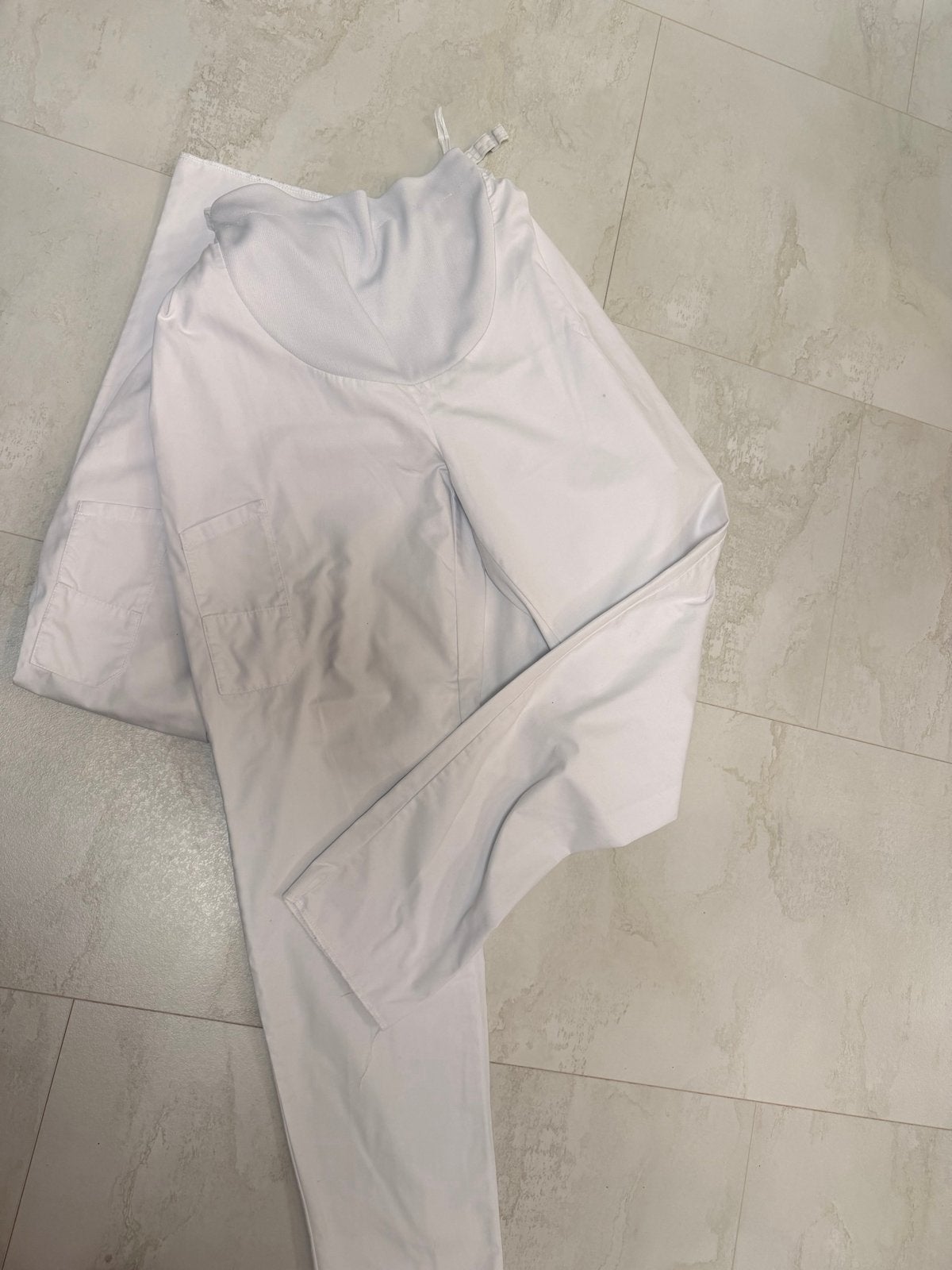 Alsoco medische kleding zwangerschapsbroek -  M, Maat 38/40 (M), Wit, Ophalen of Verzenden, Zo goed als nieuw