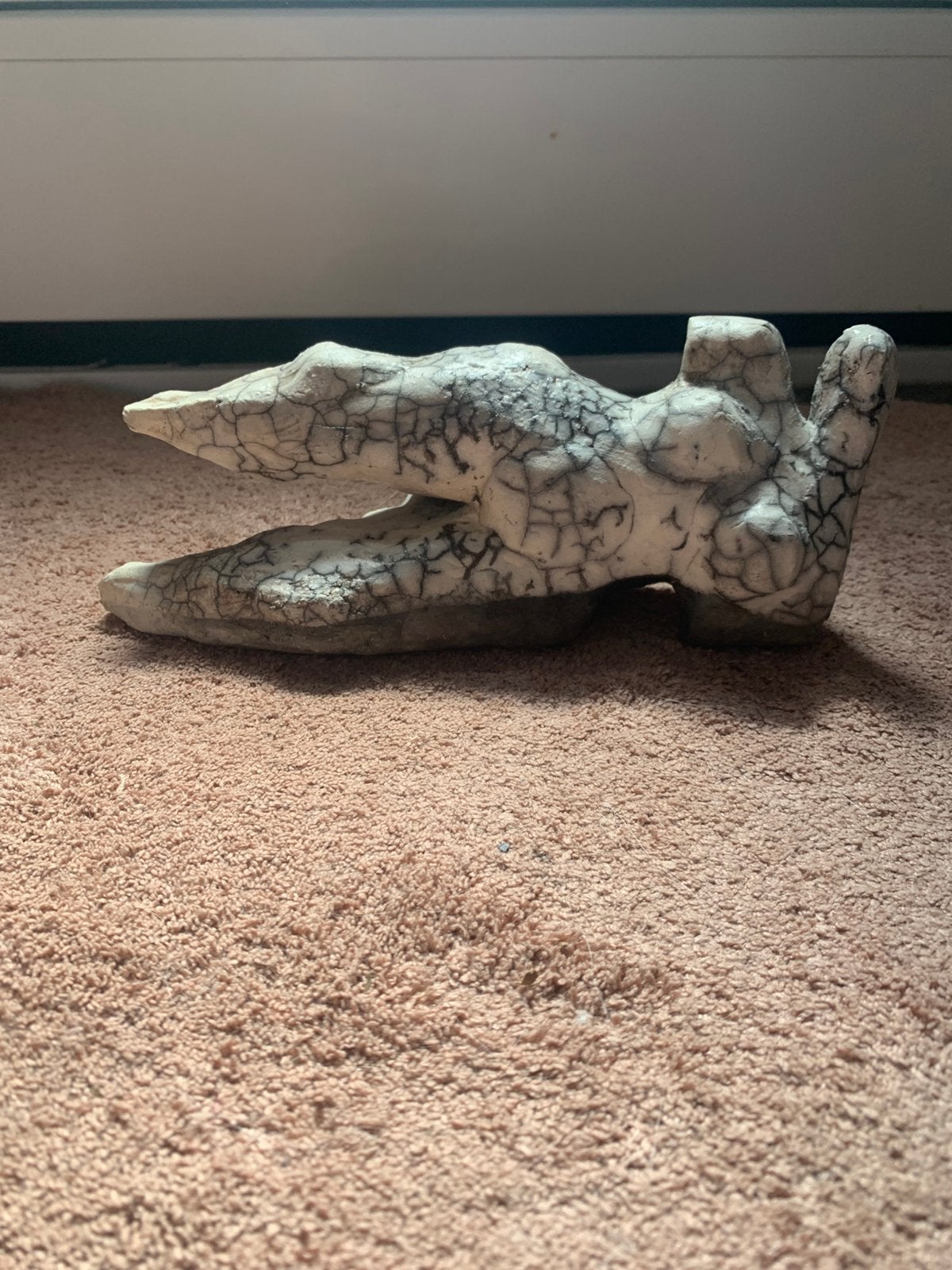 Raku sculptuur vrouwelijke vorm, Ophalen of Verzenden
