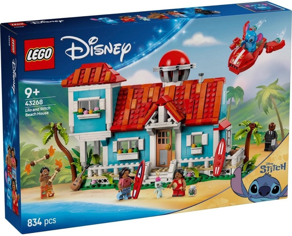 Lego Disney 43268 Lilo en Stitch strandhuis NIEUW in Doos, Lego, Nieuw, ReijnenTrading@outlook.com, Ophalen of Verzenden