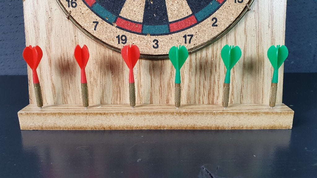 Vintage mini tafel dartsspel, compleet, originele doos. 7A11, Sport en Fitness, Tweedehands verkoop, Tweedehands verkoop, Gebruikt