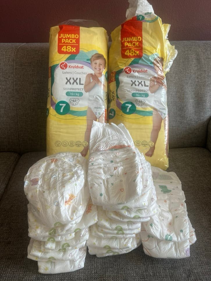 Luiers maat 6 en 7, Kruidvat XXL Skinprotect, Ophalen, Nieuw