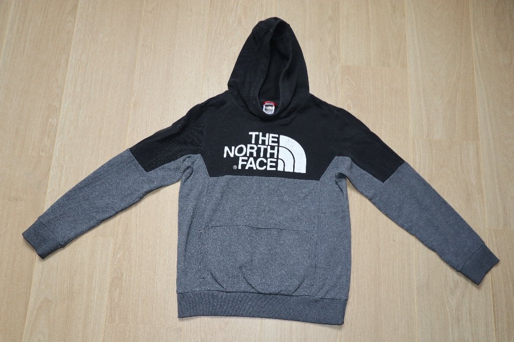 The North Face jongens hoodie trui ZGAN Maat L (Grijs), The North Face, Trui of Vest, Ophalen of Verzenden, Zo goed als nieuw