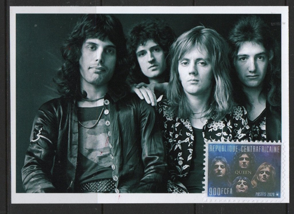 V8) postkaart Freddie Mercury USA QUIN GROUP, Verzenden, Gestempeld