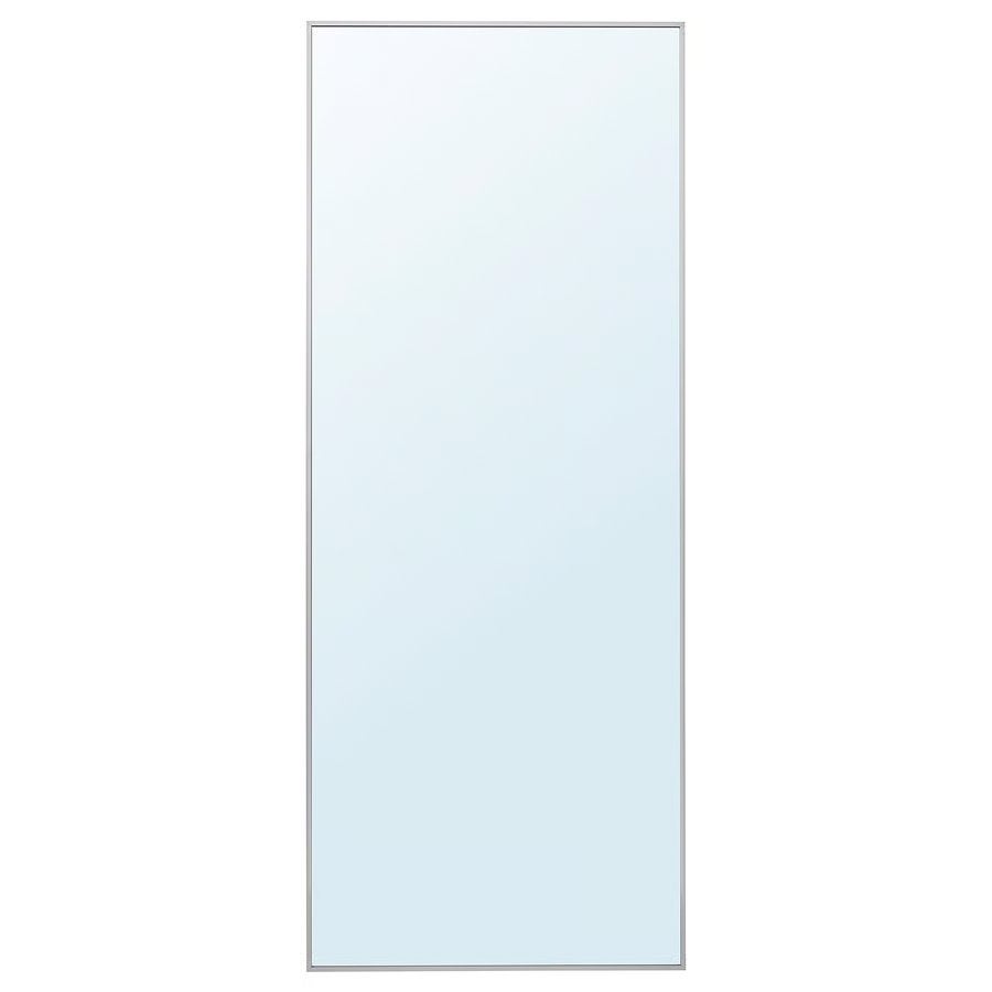 IKEA HOVET spiegel aluiminium lijst, Huis en Inrichting, Woonaccessoires | Spiegels, Ophalen, Gebruikt, 75 tot 100 cm, 150 tot 200 cm