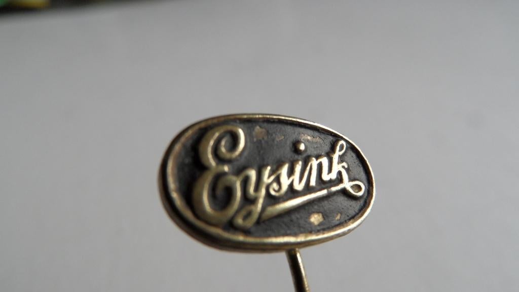 Eijsink oldtimerbromfiets speld, Verzamelen, Verzenden, Gebruikt, Merk, Speldje of Pin