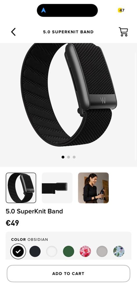 Whoop SuperKnit Band Zwart - Nieuw in doos, Ophalen, Nieuw, Zwart, Whoop