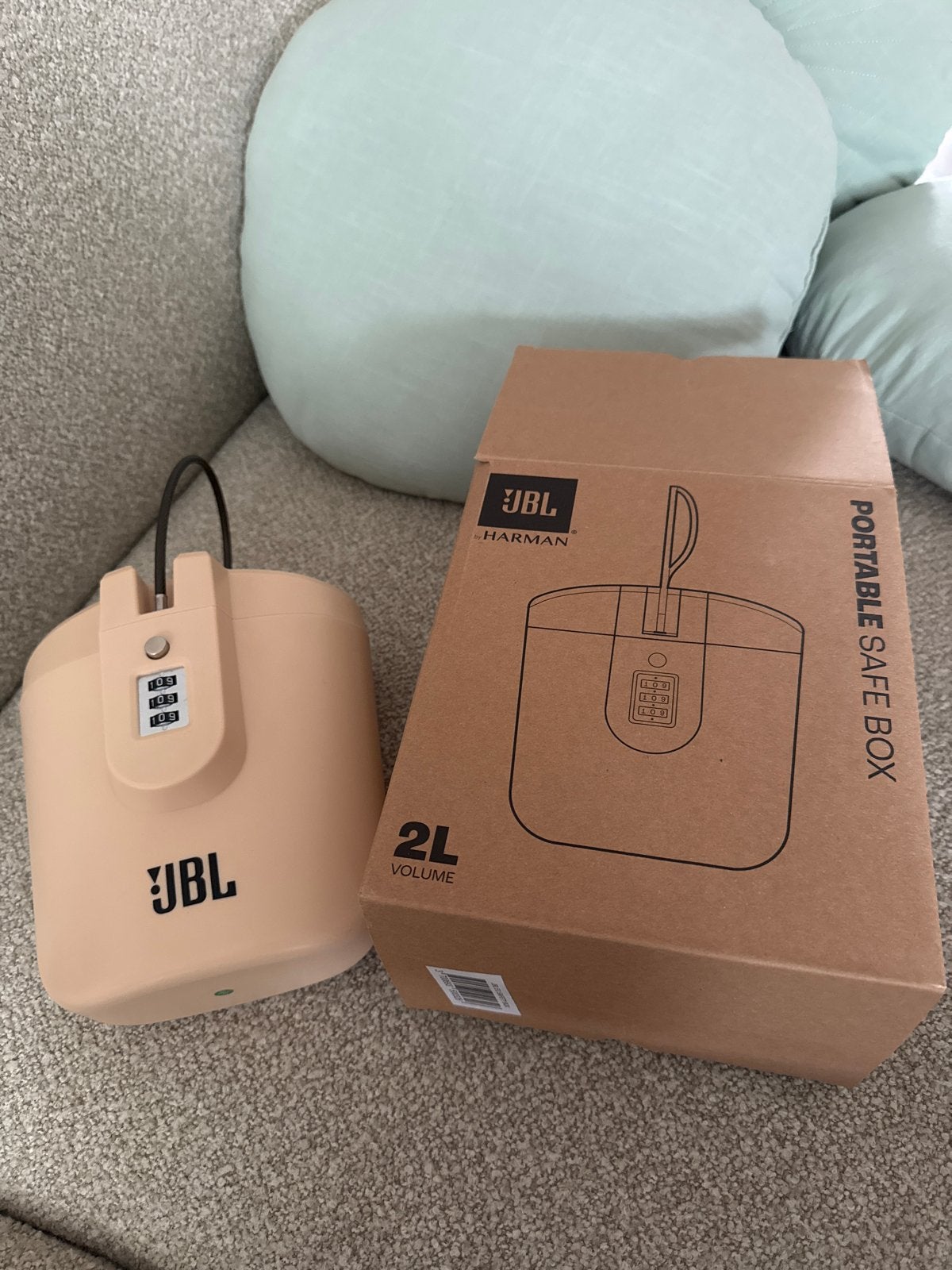 JBL Draagbare Kluis Box - 2L Volume, Ophalen, Zo goed als nieuw, Brandkast