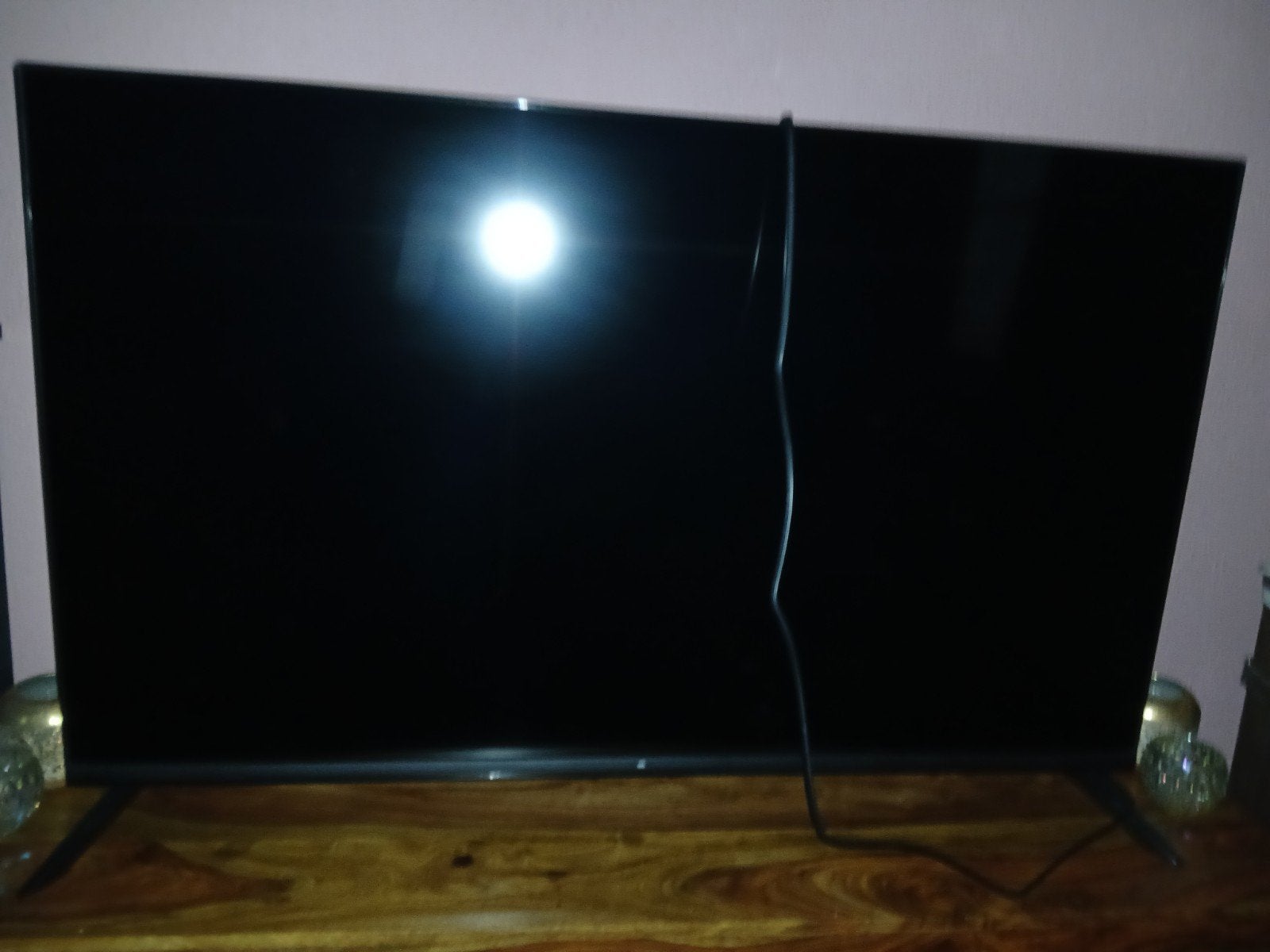 OKTV 43" SmartTV, Gebruikt, 50 Hz, 100 cm of meer, Smart TV