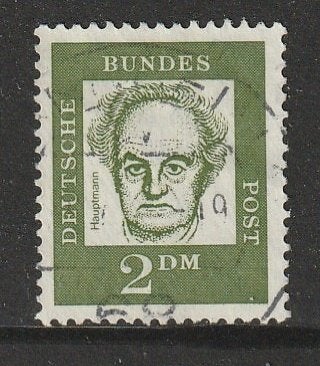 BRD 1961 362y Hauptmann, Gest, Ophalen of Verzenden, BRD, Gestempeld