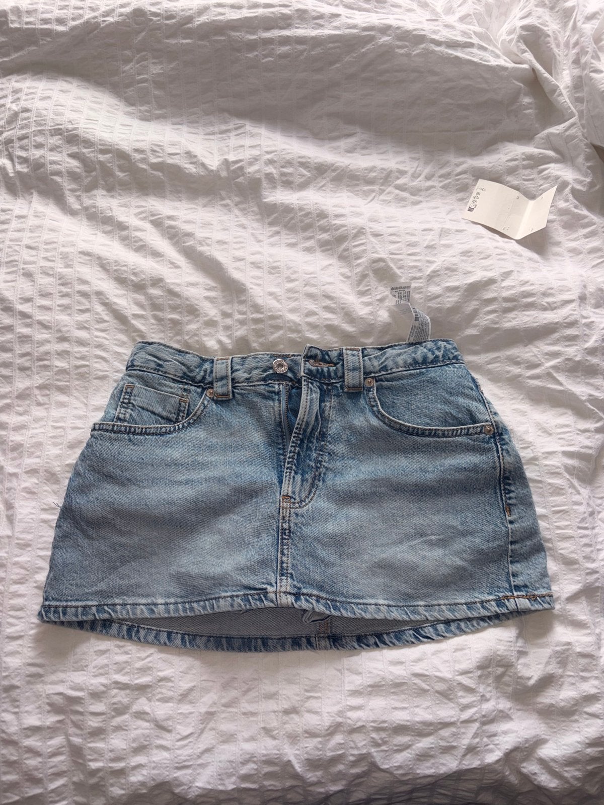 Stradivarius denim broekrokje maat 36, Blauw, Ophalen of Verzenden, Zo goed als nieuw, Maat 36 (S)